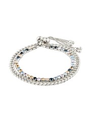 PILGRIM Silver REIGN Bracelet, 2-in-1 Set, with Crystals - Image 1 of 3