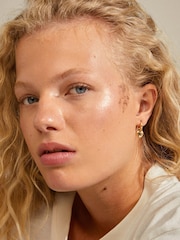 PILGRIM Gold SOPHIA Heart Hoops - Image 4 of 4