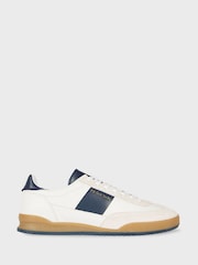PS Paul Smith White Dover Side Panel Leather Trainers - Image 1 of 5