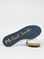 PS Paul Smith White Dover Side Panel Leather Trainers - Image 5 of 5