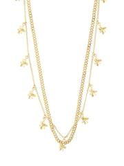 Gold - PILGRIM RIKO Halsketten 2-in-1-Set mit Floral-Anhängern - Bild 2 von 4