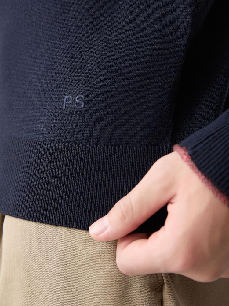 PS Paul Smith Strickpullover mit Rundhalsausschnitt - Bild 5 von 5 PS Paul Smith Strickpullover mit Rundhalsausschnitt - Bild 5 von 5