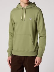 PS Paul Smith Green Cotton Zebra Logo Hoodie - Image 1 of 3