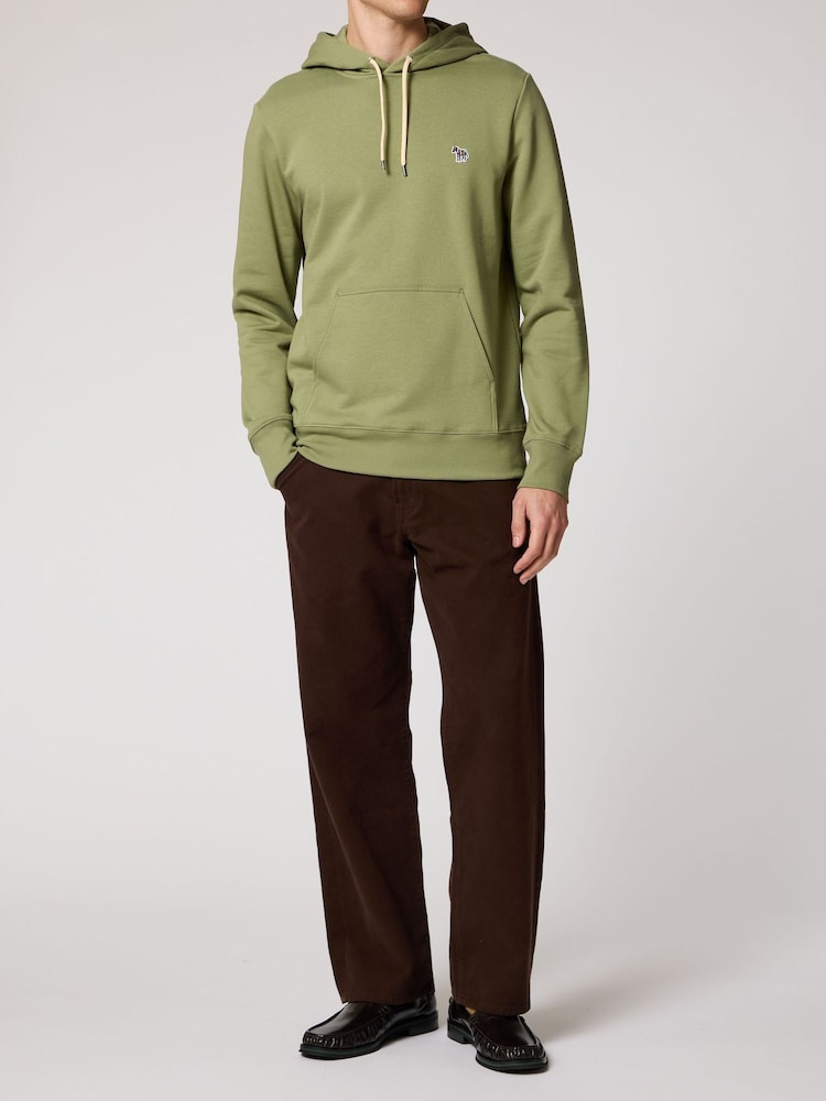 PS Paul Smith Green Cotton Zebra Logo Hoodie - Image 3 of 3 PS Paul Smith Green Cotton Zebra Logo Hoodie - Image 3 of 3