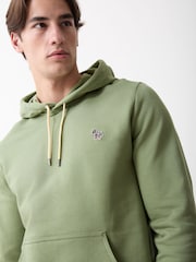 PS Paul Smith Green Cotton Zebra Logo Hoodie - Image 4 of 5