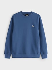 Paul Smith Blue Zebra Logo Crew Neck Sweatshirt - Image 5 of 5