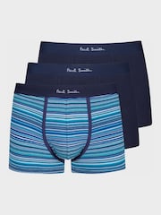 PS Paul Smith Blue Boxers 3 Pack - Image 1 of 7