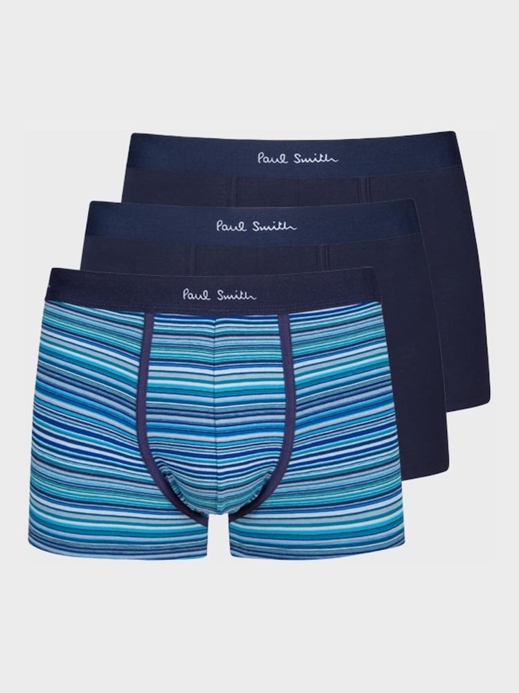 PS Paul Smith Blue Boxers 3 Pack - Image 1 of 7