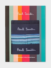 PS Paul Smith Blue Boxers 3 Pack - Image 7 of 7