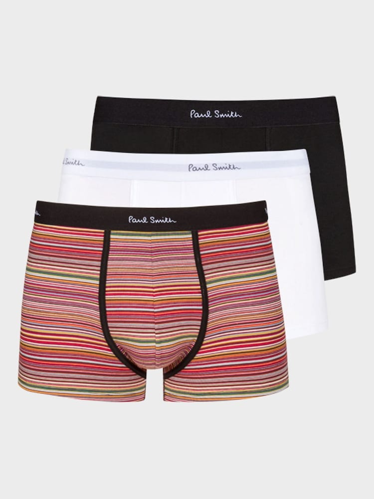 PS Paul Smith Red Signature Stripe Boxers 3 Pack - Image 1 of 11