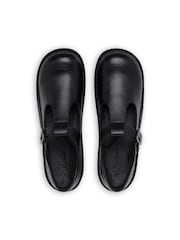 Kickers Black Leather Youth Leather Shoes - Image 6 of 8