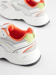 White/Colour Forever Comfort® Chunky Sole Lace Up Trainers - Image 6 of 6
