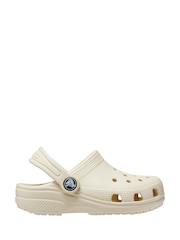 Crocs Cream Classic Toddler Unisex Clogs - Image 1 of 5