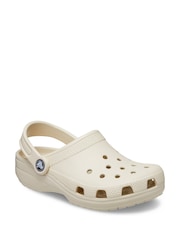 Crocs Cream Classic Toddler Unisex Clogs - Image 2 of 5
