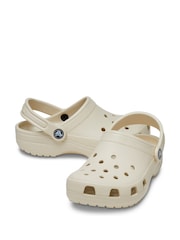 Crocs Cream Classic Toddler Unisex Clogs - Image 3 of 5