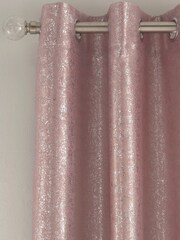 Enhanced Living Pink Halo Ready Made Thermal Eyelet Blackout Eyelet Blackout/Thermal Curtains - Image 2 of 5