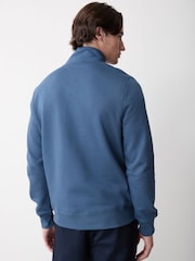 Zils - Paul Smith kokvilnas ceturtdaļas rāvējslēdzēja sporta krekls - Attēls 3 no 5