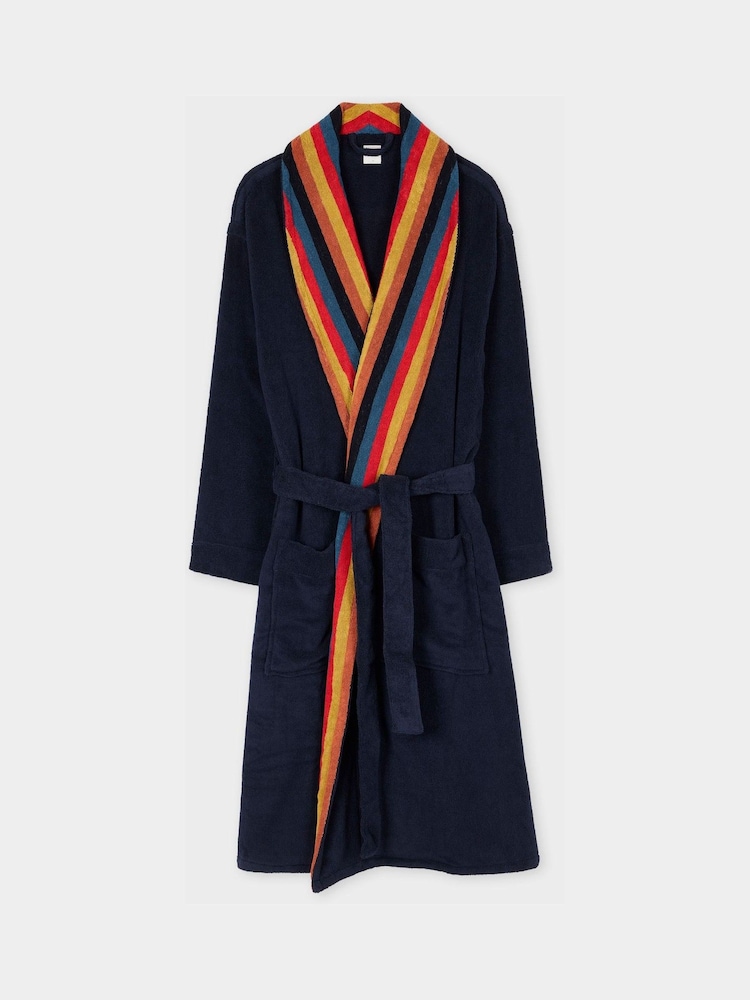PS Paul Smith Red Artist Stripe Dressing Gown - Image 1 of 8 PS Paul Smith Red Artist Stripe Dressing Gown - Image 1 of 8