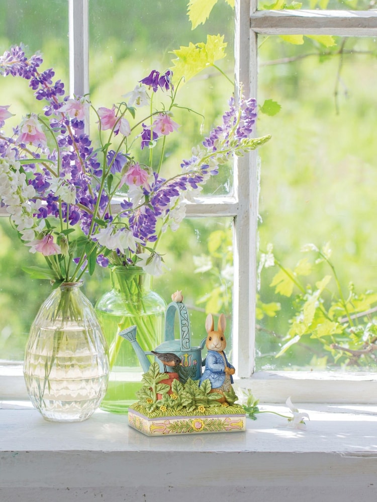 Peter Rabbit Blue In Mr McGregor's Garden Figurine - Image 1 of 3