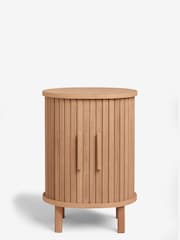 Natural Conway Oak Effect 1 Drawer Bedside Table - Image 6 of 7