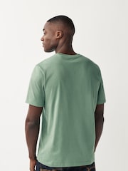 Feu vert - Ajustement régulier - T-shirt Essential Col rond en coton - Image 3 de 7
