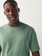 Feu vert - Ajustement régulier - T-shirt Essential Col rond en coton - Image 4 de 7