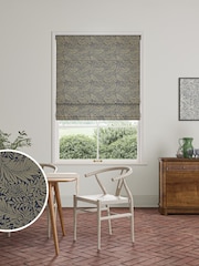 William Morris At Home Blue Larkspur Woven Made To Measure Roman Blinds - Image 1 of 5