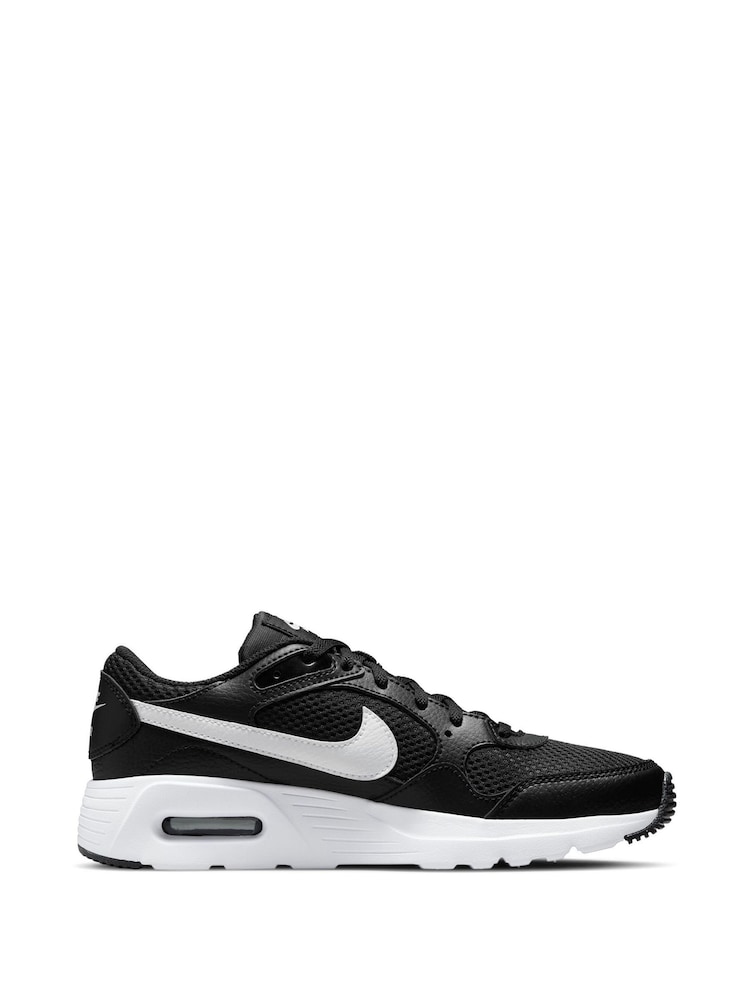Nike Black/White Youth Air Max SC Trainers - Image 3 of 10