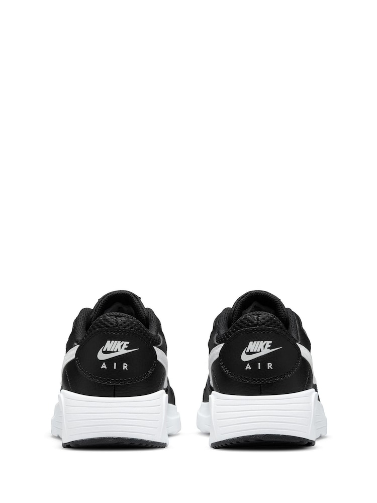 Nike Black/White Youth Air Max SC Trainers - Image 7 of 10