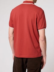 Paul Smith Red Regular Fit Tipped Polo Shirt - Image 2 of 2