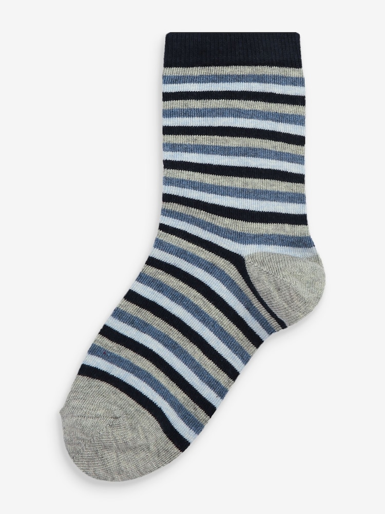 Blue Rich Socks 7 Pack - Image 2 of 8