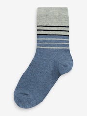 Blue Rich Socks 7 Pack - Image 3 of 8