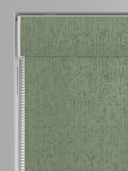 Sage Green Chenille Made to Measure Roman Blind - Image 3 of 6