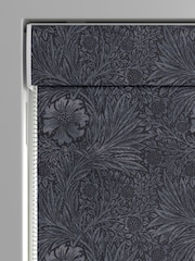 William Morris At Home Blue Marigold Velvet Made To Measure Roman Blinds - Image 3 of 5