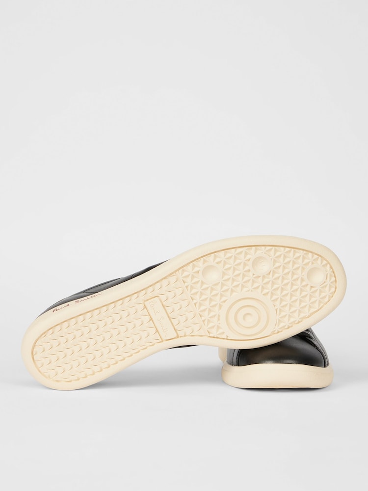 PS Paul Smith Black Chip Premium Leather Trainers - Image 2 of 7