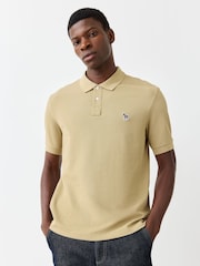 Paul Smith Brown Zebra Logo Polo Shirt - Image 1 of 11