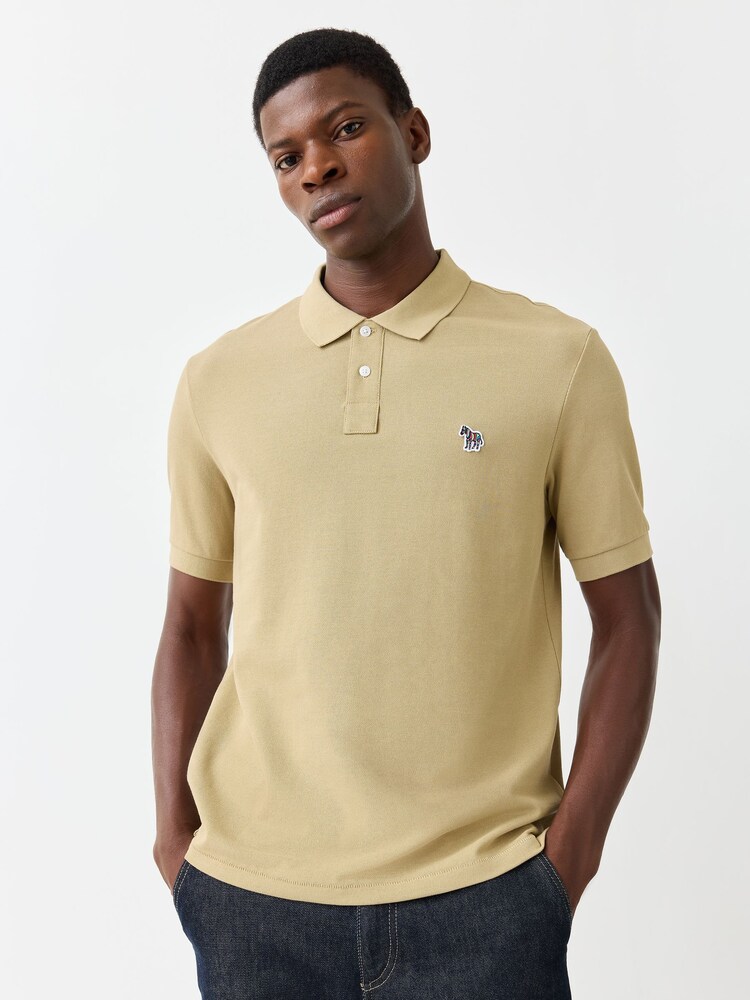 Paul Smith Brown Zebra Logo Polo Shirt - Image 1 of 11 Paul Smith Brown Zebra Logo Polo Shirt - Image 1 of 11