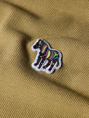 Paul Smith Brown Zebra Logo Polo Shirt - Image 10 of 11