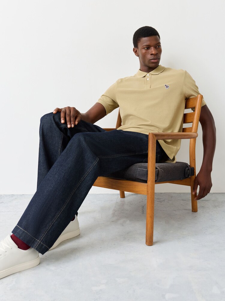 Paul Smith Brown Zebra Logo Polo Shirt - Image 2 of 11 Paul Smith Brown Zebra Logo Polo Shirt - Image 2 of 11