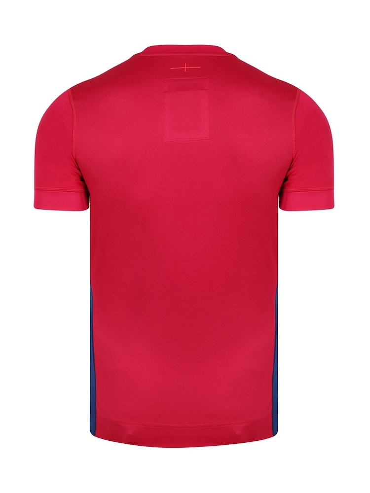 Umbro Red England Alternate Pro Short Sleeve Jersey T-Shirt - Image 6 of 6