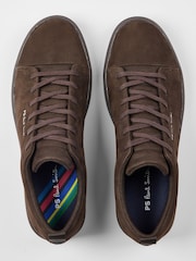 PS Paul Smith Brown Lee Logo Suede Trainers - Image 5 of 6