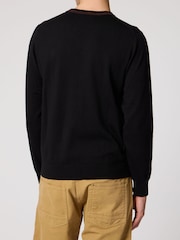 Paul Smith Black Zebra Logo Crew Neck Jumper - Image 2 of 3