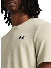 Under Armour Cream Vanish Seamless Short Sleeve T-Shirt - Image 3 of 5