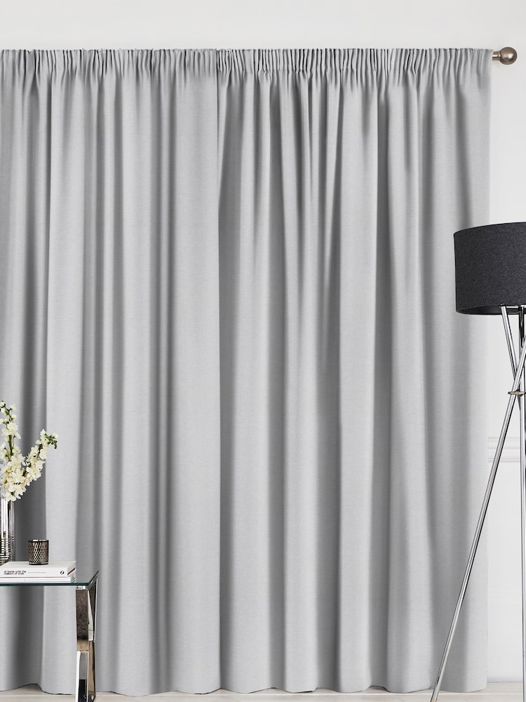 Silver Soho Made To Measure Curtains - Image 2 of 8