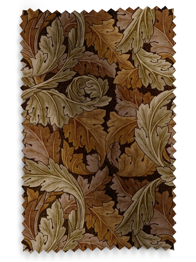 William Morris At Home Natural Acanthus Velvet Made To Measure Roman Blinds - Image 5 of 5