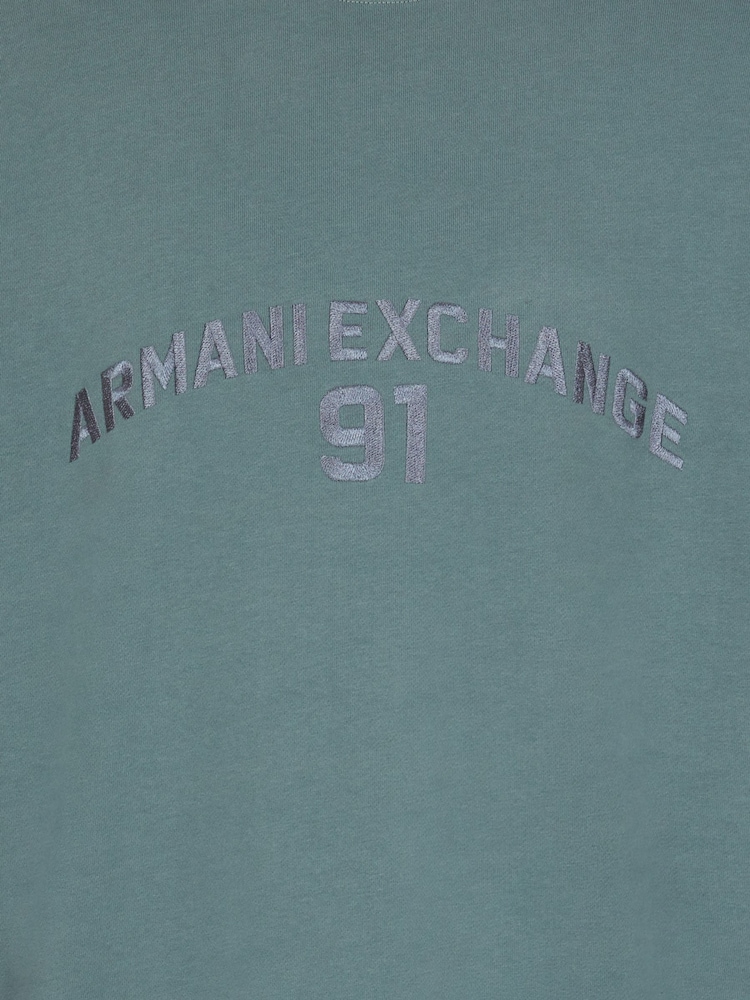 Armani Exchange Varsity Logo Jumper - Image 6 of 6