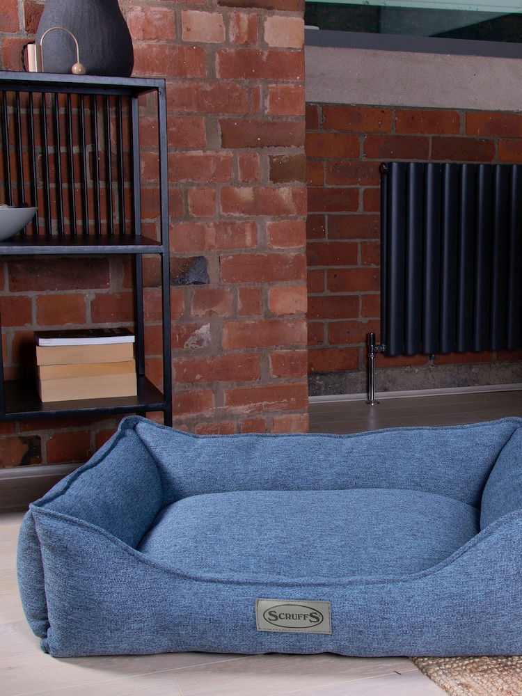 Scruffs® Blue Large Manhattan Box Bed - Image 1 of 3
