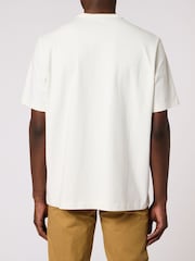 Paul Smith White Embroidered Logo Relaxed Fit T-Shirt - Image 3 of 3