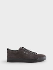 PS Paul Smith Grey Lee Logo Suede Trainers - Image 1 of 5