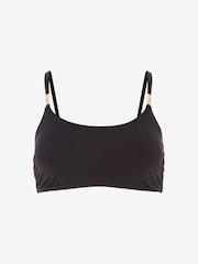 Mint Velvet Black Crop Top - Image 1 of 3
